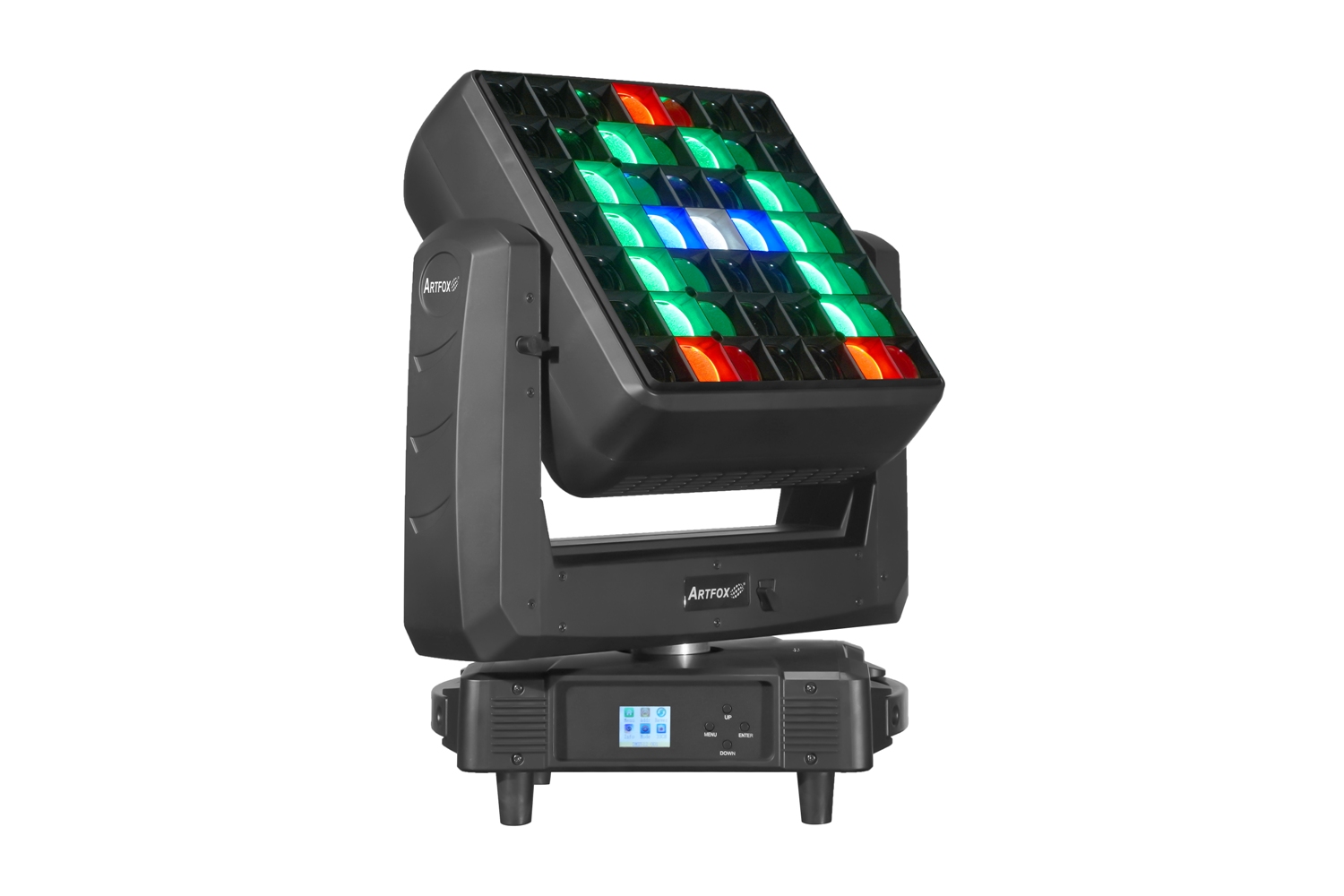 LED Moving Head:49x20w RGBW LEDs, Pixel tech, Artnet, Beam Wash 2-in-1